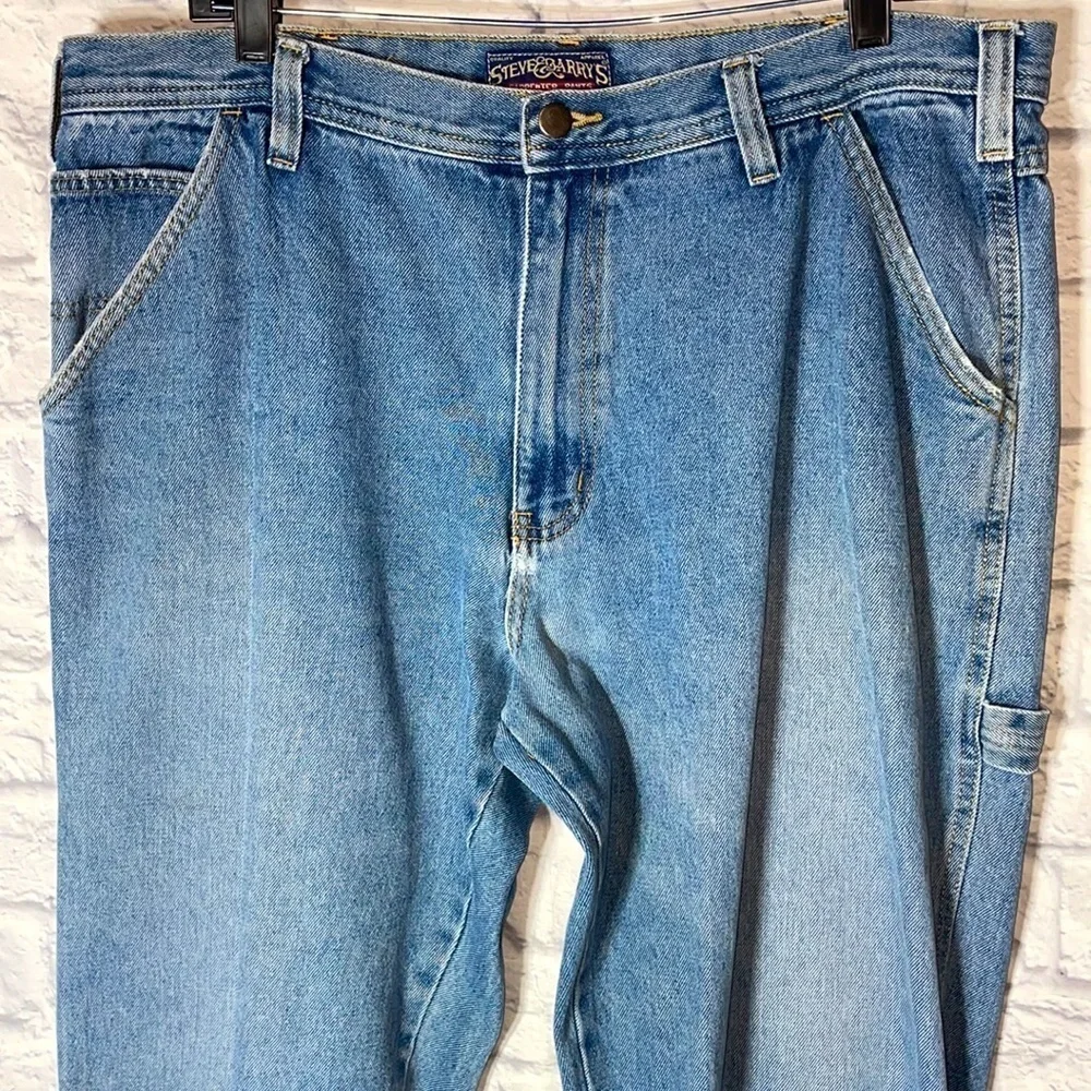 Vintage Steve & Barry’s Classic Casual Cargo Pocket Carpenter Jeans Short Pants